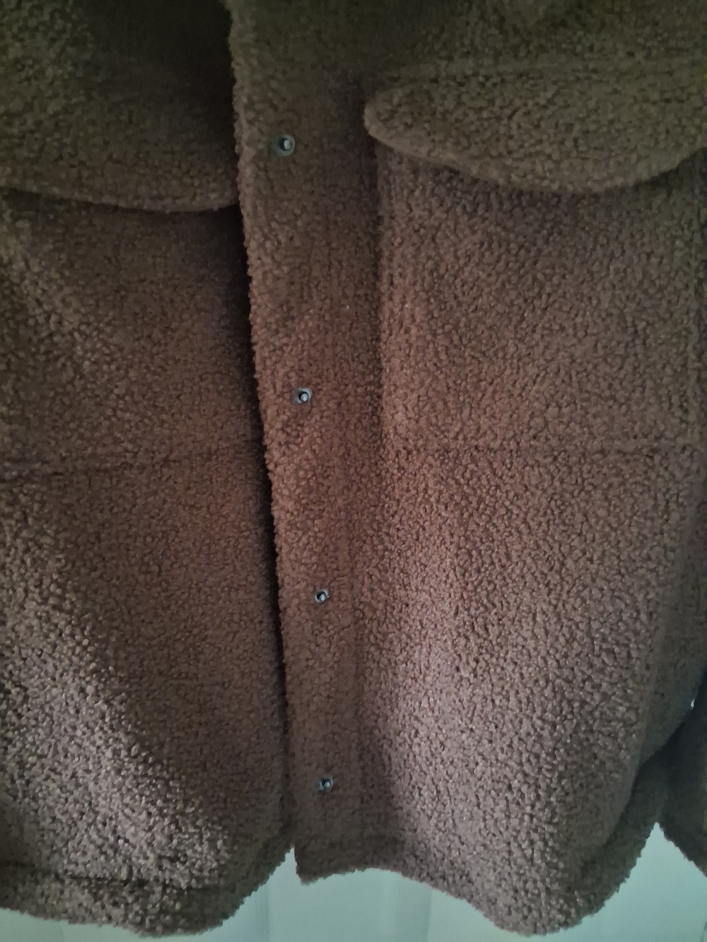 Time and Tru Brown Sherpa Fleece Coat 2X - Picture 2 of 7